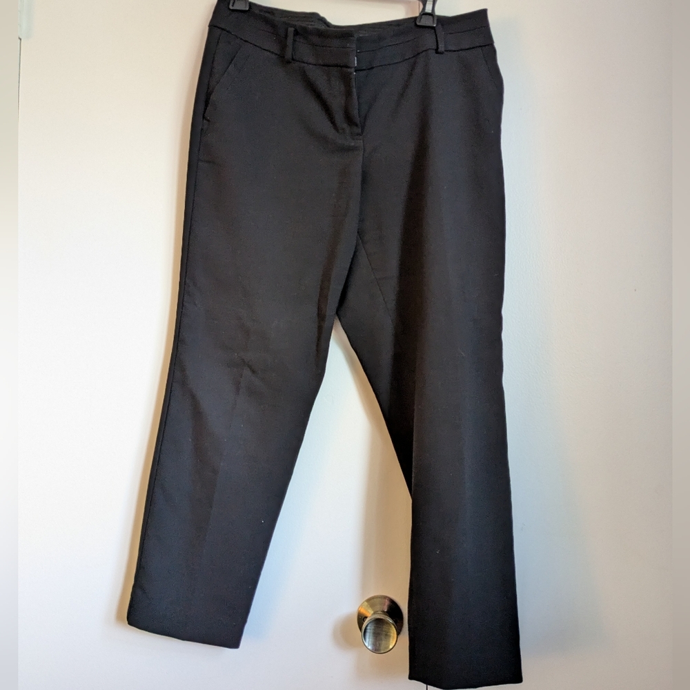 Black ankle crop pant
